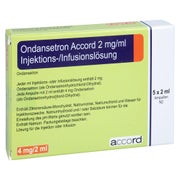 ONDANSETRON Accord 2mg/ml 4mg Ampullen 5 St 5 St