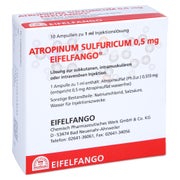 ATROPINUM SULFURICUM 0,5 mg Injektionslösung 10X1 ml