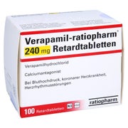 VERAPAMIL-ratiopharm 240 mg Retardtabletten 100 St