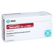 Velmetia 50 Mg/1000 mg Filmtabletten 56 St