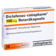 DICLOFENAC-ratiopharm 100 mg Retardkapseln 20 St
