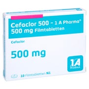 Cefaclor 500-1a Pharma Filmtabletten 10 St