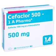 Cefaclor 500-1a Pharma Filmtabletten 20 St
