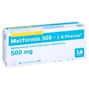 Metformin 500-1a Pharma Filmtabletten 30 St