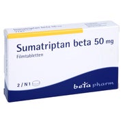 Sumatriptan beta 50 mg Filmtabletten 2 St