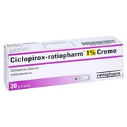 Ciclopirox-ratiopharm 1% Creme 20 g