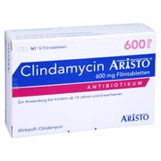 Clindamycin Aristo 600 mg Filmtabletten 12 St