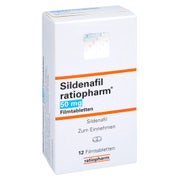 SILDENAFIL ratiopharm 50 mg Filmtabletten 12 St