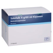 SALOFALK 4 g/60 ml Klysmen Rektalsuspension 21 St