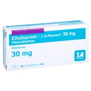 CITALOPRAM-1A Pharma 30 mg Filmtabletten 20 St