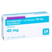 CITALOPRAM-1A Pharma 40 mg Filmtabletten 20 St