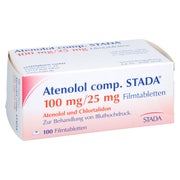 ATENOLOL comp. STADA 100 mg/25 mg Filmtabletten 100 St 100 St