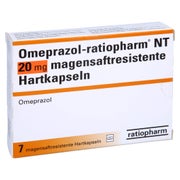 OMEPRAZOL-ratiopharm NT 20 mg magensaftr.Hartkaps. 7 St