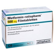 METFORMIN-ratiopharm 500 mg Filmtabletten 120 St