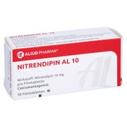Nitrendipin AL 10 Filmtabletten 50 St