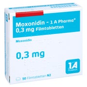 MOXONIDIN-1A Pharma 0,3 mg Filmtabletten 50 St