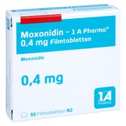 MOXONIDIN-1A Pharma 0,4 mg Filmtabletten 50 St