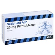 Sildenafil AbZ 25 mg Filmtabletten 12 St