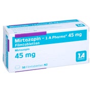 MIRTAZAPIN-1A Pharma 45 mg Filmtabletten 50 St