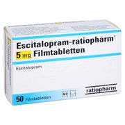 ESCITALOPRAM-ratiopharm 5 mg Filmtabletten 50 St