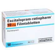ESCITALOPRAM-ratiopharm 10 mg Filmtabletten 50 St