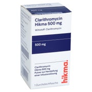 CLARITHROMYCIN Hikma 500 mg Plv.z.H.e.Infus.-Lsg. 1 St