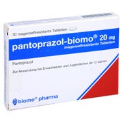 PANTOPRAZOL-biomo 20 mg magensaftres.Tabletten 30 St