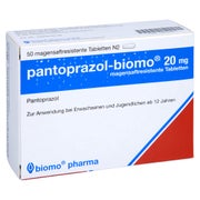 PANTOPRAZOL-biomo 20 mg magensaftres.Tabletten 50 St