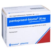 PANTOPRAZOL-biomo 20 mg magensaftres.Tabletten 100 St