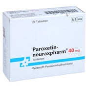 Paroxetin-neuraxpharm 40 mg Tabletten 20 St