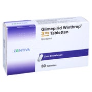 Glimepirid Winthrop 3 mg Tabletten 30 St