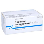 ROPINIROL-neuraxpharm 0,25 mg Filmtabletten 84 St
