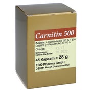 Carnitin 500 Kapseln 45 St