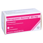 Verapamil Hennig 80 mg Filmtabletten 100 St