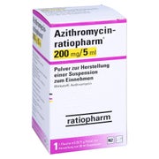 AZITHROMYCIN-ratioph.200mg/5ml Plv.z.Susp.-Herst. 30 ml