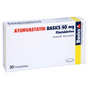 Atorvastatin Basics 40 mg Filmtabletten 30 St