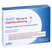 Orfiril 100 Mg/ml Injektionslösung 5X10 ml