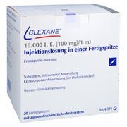 CLEXANE 10.000 I.E. 100mg/ml ILO F.Sp.+Sich-Sys. 20 St