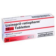 Lisinopril-ratiopharm 10 mg Tabletten 30 St