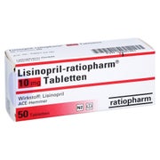 Lisinopril-ratiopharm 10 mg Tabletten 50 St