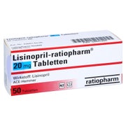 Lisinopril-ratiopharm 20 mg Tabletten 50 St