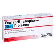 Enalapril-ratiopharm 20 mg Tabletten 30 St