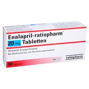 Enalapril-ratiopharm 20 mg Tabletten 50 St