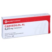 Carvedilol AL 6,25 mg Tabletten 30 St