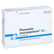 FLUOXETIN-neuraxpharm 40 mg Filmtabletten 20 St