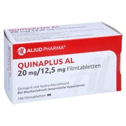 QUINAPLUS AL 20 mg/12,5 mg Filmtabletten 100 St