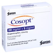 Cosopt 20 Mg/ml + 5 mg/ml Augentropfen 3X5 ml