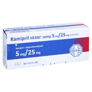 RAMIPRIL HEXAL comp. 5 mg/25 mg Tabletten 50 St