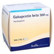 Gabapentin beta 300 mg Hartkapseln 100 St