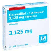 Carvedilol-1a Pharma 3,125 mg Tabletten 100 St